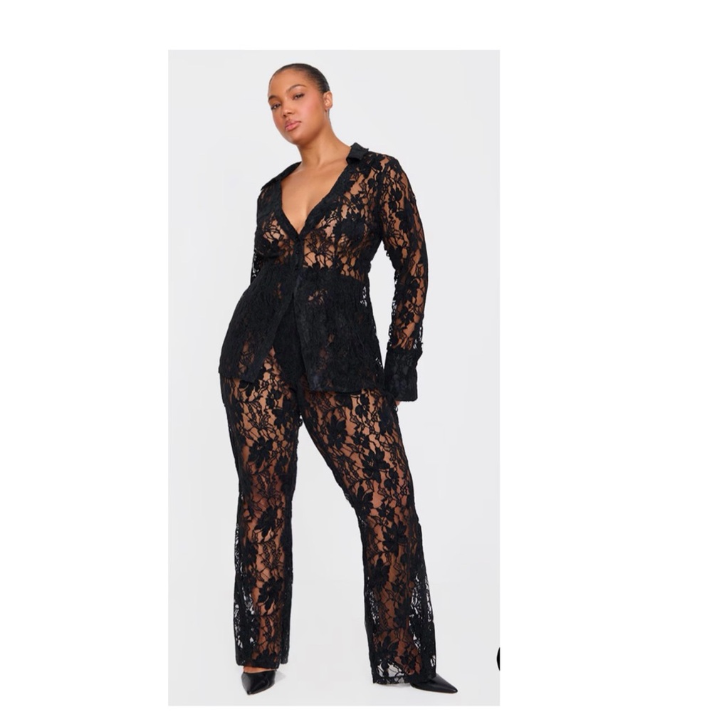 Plus Sheer Top - PLT - Picture 2 of 3